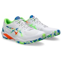 Zapatillas Asics Solution Swift FF 2 Padel L.E Blanco Verde  Oferta + Barato