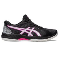 Zapatillas Asics Solution Swift FF Clay Negro Rosa Fluor PADELPOINT Zapatillas Asics Solution Swift FF Clay Negro Rosa Fluor