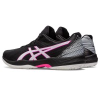 Zapatillas Asics Solution Swift FF Clay Negro Rosa Fluor PADELPOINT Zapatillas Asics Solution Swift FF Clay Negro Rosa Fluor