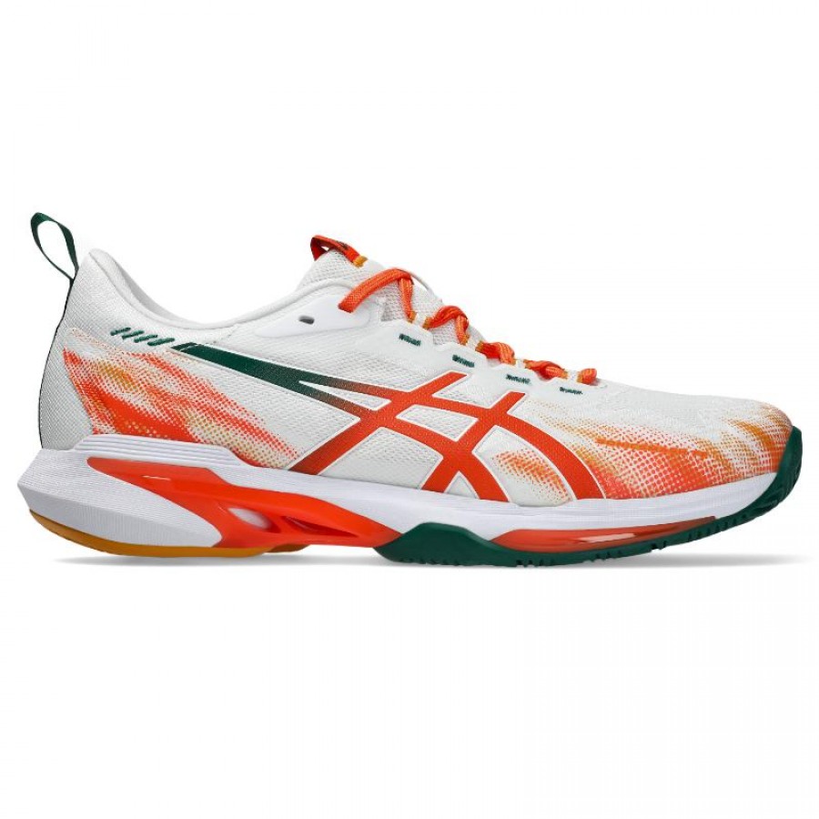 Tênis Asics Sonicsmash FF Branco Laranja