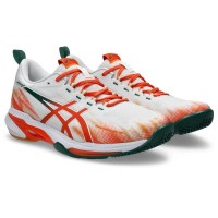 Tênis Asics Sonicsmash FF Branco Laranja