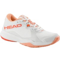 Baskets Femme Head Motion Team Padel Blanc Corail  Offre - Pas cher