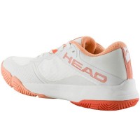 Baskets Femme Head Motion Team Padel Blanc Corail  Offre - Pas cher