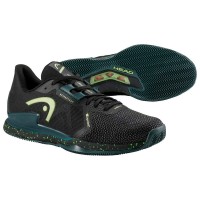 Chaussures Head Sprint Pro 3.5 SF Terre Battue Vert Foret Noire  Offre - Pas cher