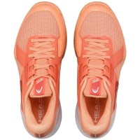 Zapatillas Head Sprint Pro 4.0 Clay Coral Blanco Mujer  Oferta + Barato