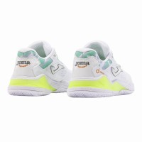Zapatillas Joma Spin 2402 Blanco Verde Mujer  Oferta + Barato