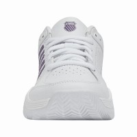 Zapatillas Kswiss Court Express 2 Clay Blanco Lavanda Mujer