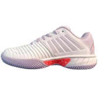 Zapatillas Kswiss Express Light 3 HB Clay Blanco Lila Mujer  Oferta + Barato