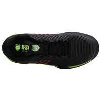 Zapatillas Kswiss Hypercourt Express 2 HB Clay Negro Verde Neon