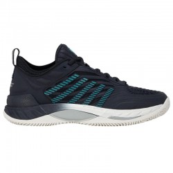 Zapatillas de Padel Kswiss Hypercourt Supreme 2 HB Clay Negro Turquesa