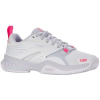 Zapatillas Kswiss Speedex Padel Blanco Rosa Neon Mujer  Oferta + Barato