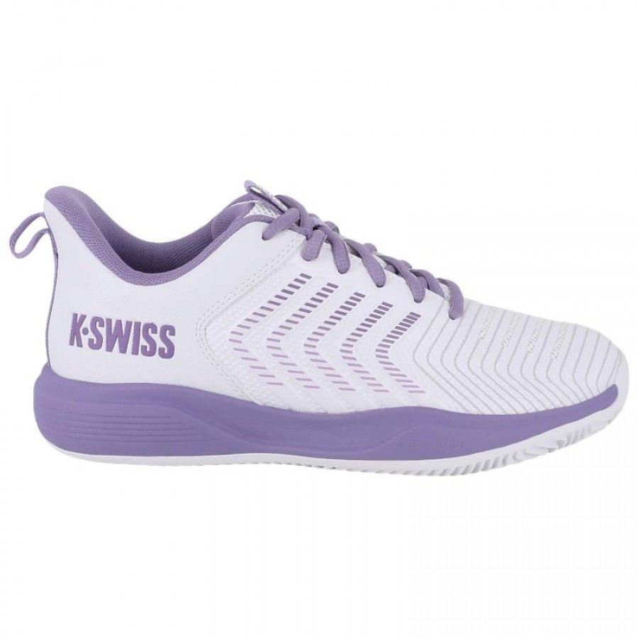 Kswiss Ultrashot Light Clay Lavender White Women''s Sneakers