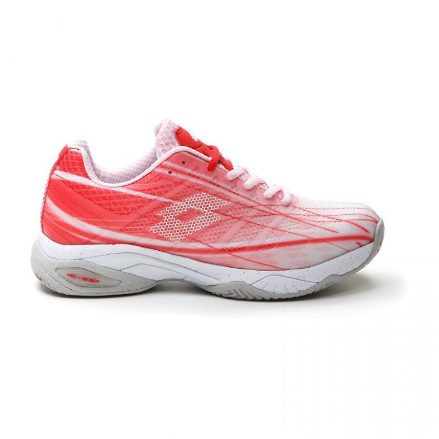 Zapatillas Lotto Mirage 300 Rojo Amapola Blanco Mujer  Oferta + Barato