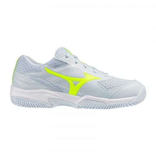 Mizuno Break Shot 5 Scarpe da donna Clay Light Blue Bianco Fluor