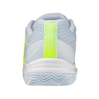 Zapatillas Mizuno Break Shot 5 Clay Azul Claro Blanco Fluor Mujer