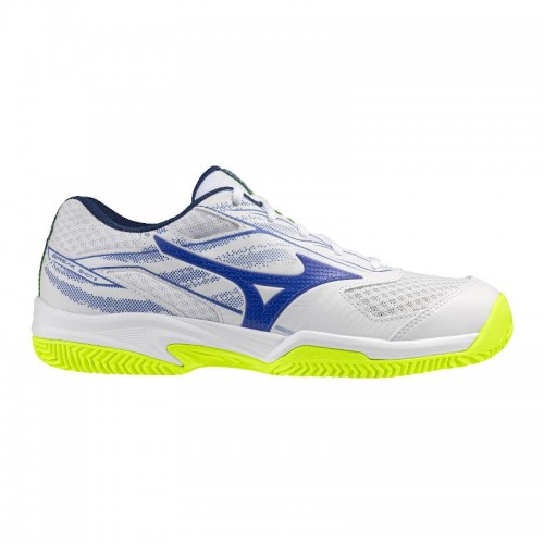Mizuno Break Shot 5 Clay White Blue Sneakers