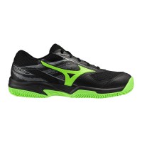 Mizuno Break Shot 5 Clay Black Green Sneakers