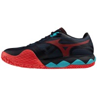 Zapatillas Mizuno Wave Enforce Tour 2 Padel Negro Azul Rojo  Oferta + Barato