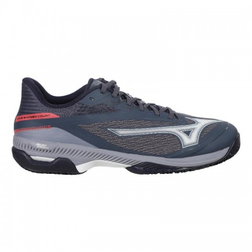 Mizuno Wave Exceed Court Clay Gray White Sneakers