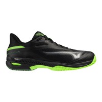 Mizuno Wave Exceed Court Padel Black Green Sneakers