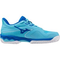 Zapatillas Mizuno Wave Exceed Light 2 Clay Azul Blanco Mujer  Oferta + Barato