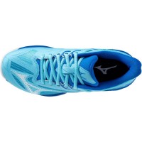 Zapatillas Mizuno Wave Exceed Light 2 Clay Azul Blanco Mujer  Oferta + Barato
