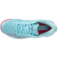 Zapatillas Mizuno Wave Exceed Tour 5 CC Turquesa Blanco Mujer  Oferta + Barato
