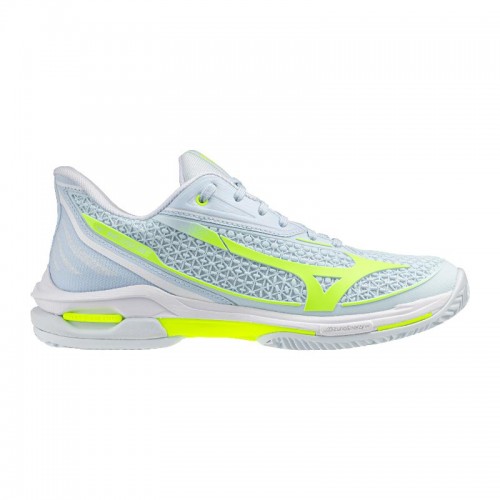 Zapatillas Mizuno Wave Exceed Tour 7 Azul Claro Fluor Mujer