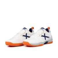 Baskets Munich Atomik 49 Blanches Orange