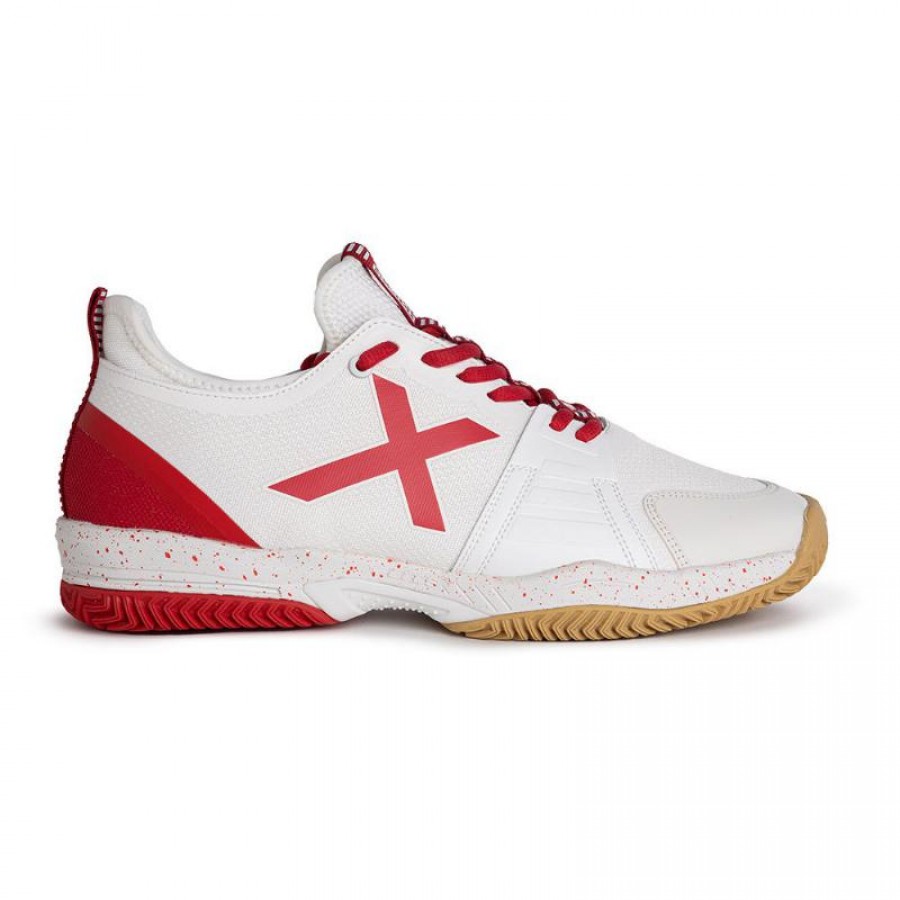 Munich Oxygen 37 PAD Sneakers White Red PADELPOINT Munich Oxygen 37 PAD Sneakers White Red
