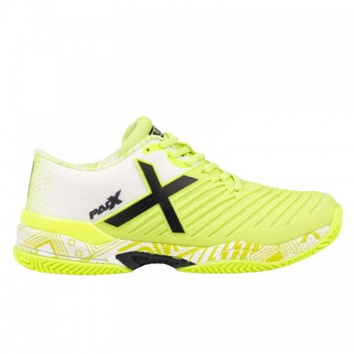 Zapatillas de Padel Munich Padx 62 Amarillo Fluor Blanco