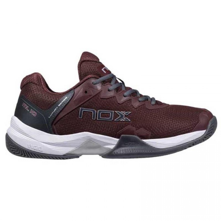Nox ML10 Hexa Maroon Gunmetal Sapatos Cinza  Oferta + Barato