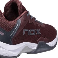 Nox ML10 Hexa Maroon Gunmetal Sapatos Cinza  Oferta + Barato