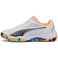 Zapatillas Puma Nova Court Blanco Naranja Negro  Oferta + Barato