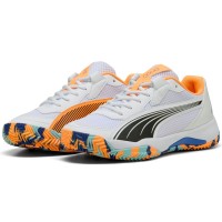 Zapatillas Puma Nova Court Blanco Naranja Negro  Oferta + Barato