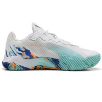 Zapatillas Puma Nova Elite Blanco Negro Azul  Oferta + Barato