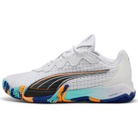 Zapatillas Puma Nova Elite Blanco Negro Azul  Oferta + Barato