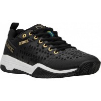 Zapatillas Salming Rebel Negro Blanco Dorado  Oferta + Barato