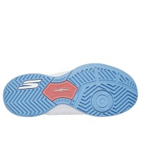 Zapatillas Skechers Viper Court Reload Blanco Rosa Mujer