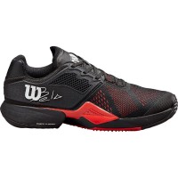 Zapatillas Wilson Bela Tour Negro Rojo  Oferta + Barato
