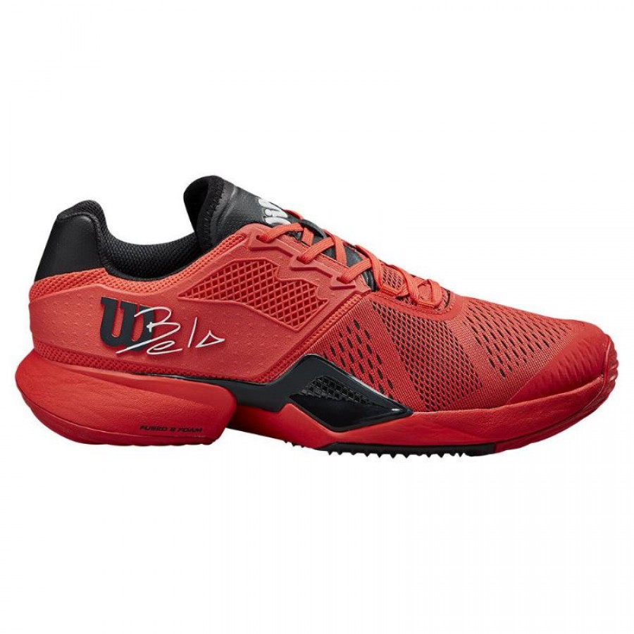 Zapatillas Wilson Bela Tour Rojo Negro  Oferta + Barato
