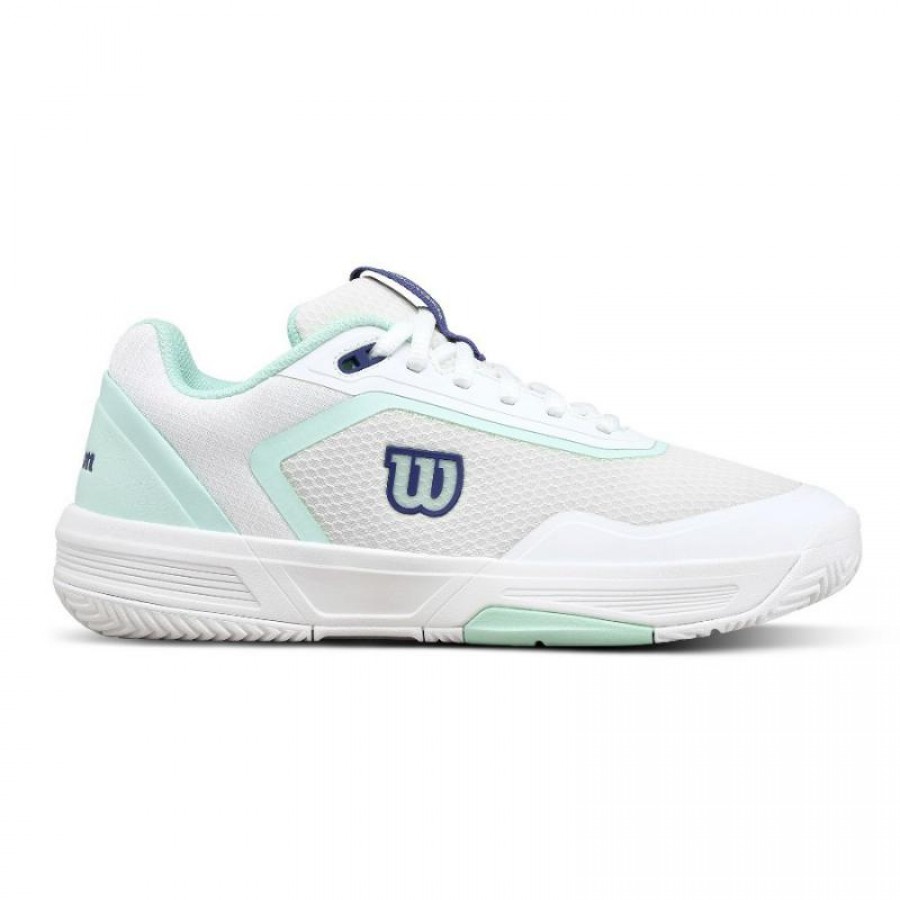 Zapatillas Wilson Courtglide Blanco Aguamarina Mujer