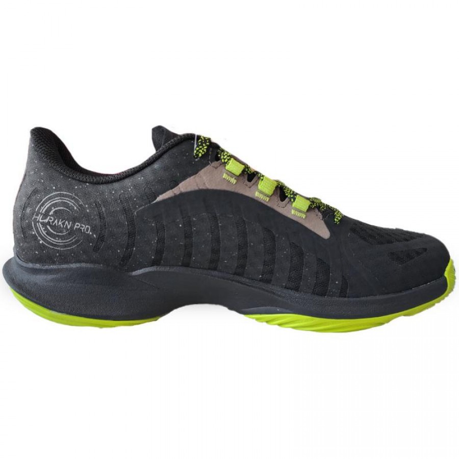Zapatillas Wilson Hurakn Pro Negro Verde Lima  Oferta + Barato