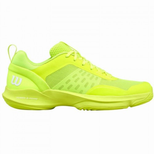 Wilson Hurakn Pro V2 Fluorescent Yellow White Sneakers