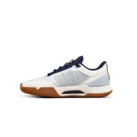 Zapatillas Wilson Intrigue Tour Clay Blanco Vainilla Azul Marino Mujer