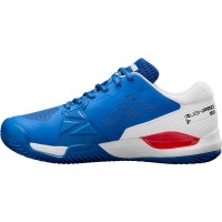 Zapatillas Wilson Rush Pro Ace Clay Azul Blanco Rojo  Oferta + Barato