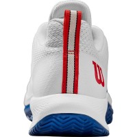 Zapatillas Wilson Rush Pro Lite Blanco Azul Rojo  Oferta + Barato