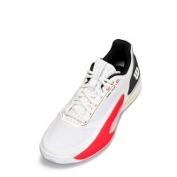 Wilson Rush Tour 5 Scarpe Clay White, Nero Rosso
